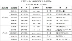 江阴市云亭中学青爱小屋组织开展心理会课比赛