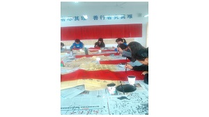 四川自贡市永安职中青爱小屋开展“传承传统文化 学习对联书写”活动