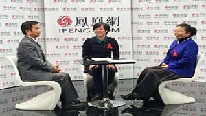 艾滋病日-张银俊理事长和中国疾控性艾中心主任吴尊友接受凤凰网专访