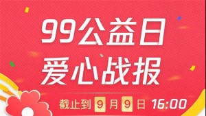 青爱工程99公益日“第三日战报”